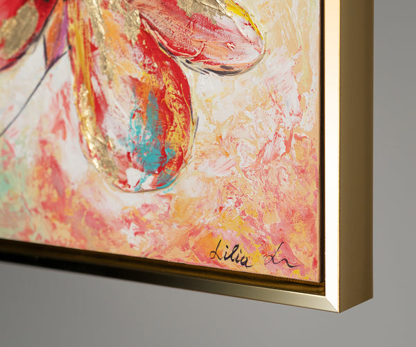 Acrylmalerei blumen abstrakt „Schöne Blumen“