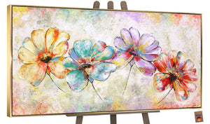 Acrylmalerei blumen abstrakt „Schöne Blumen“