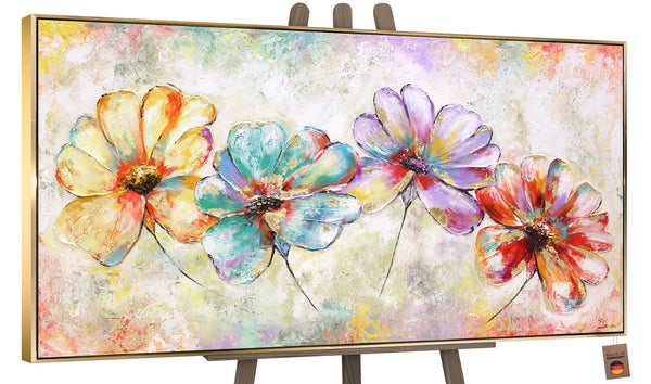 Acrylmalerei blumen abstrakt „Schöne Blumen“