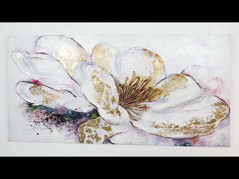 Handgemalte Acrylmalerei Wanddeko