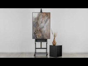 Abstract acrylic painting with frame "Universe"