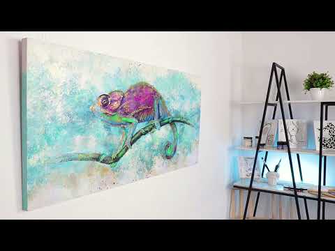 Zeitgenössische Acrylmalerei Wandbild