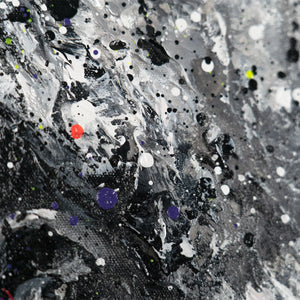 Strukturmalerei mit Dynamik und Tiefe