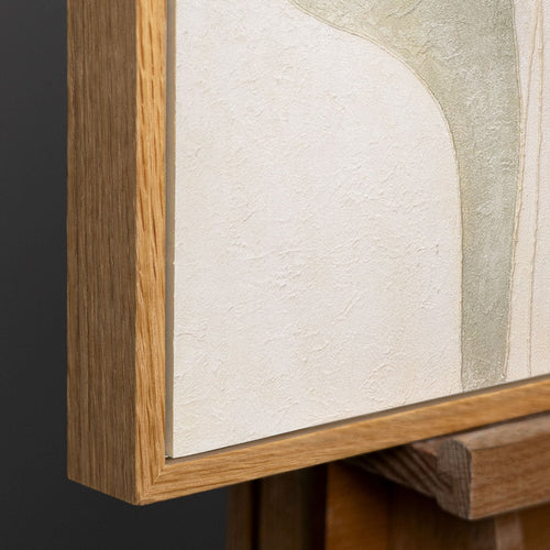 Elegantes Kunstwerk in warmen Naturfarben