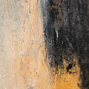 Strukturdetail handgemalter Acrylfarbe auf Leinwand