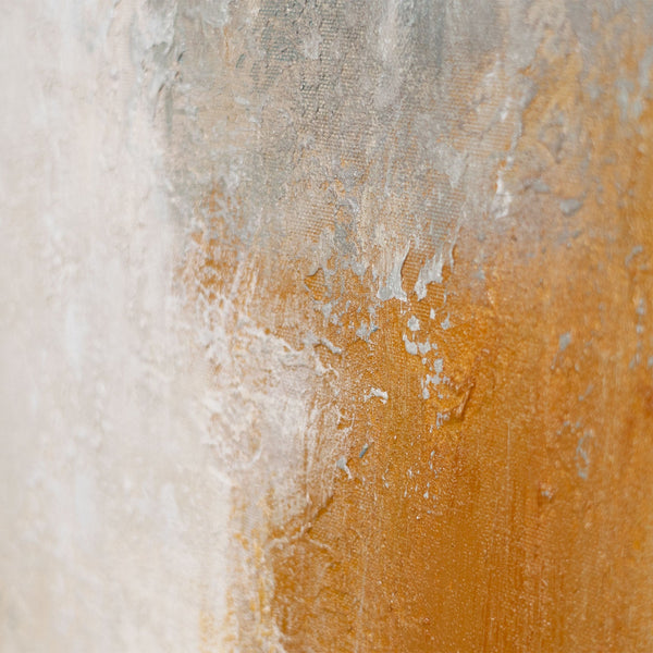 Handgemaltes abstraktes Wandbild mit Struktur