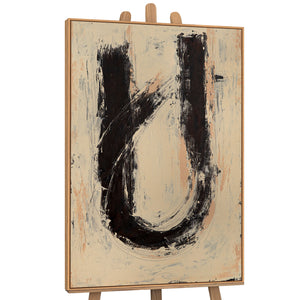 Feine Struktur und Materialität eines abstrakten Kunstwerks