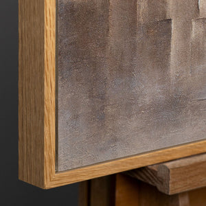 Rahmen aus natürlichem Holz – Detail