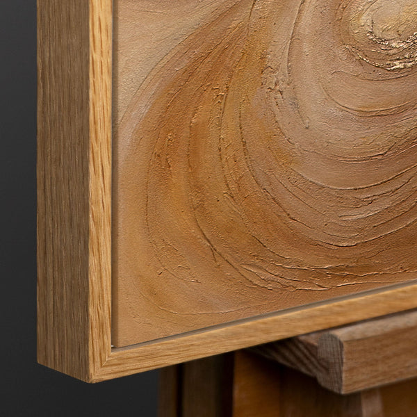 Rahmen aus natürlichem Holz – Detail