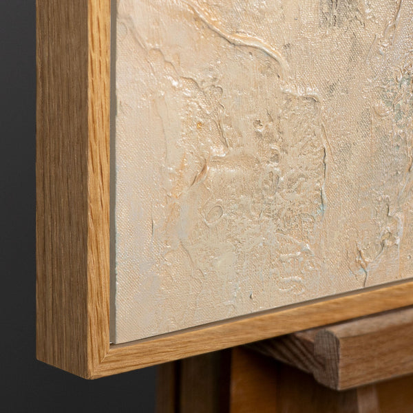 Detail eines modernen Holzrahmens