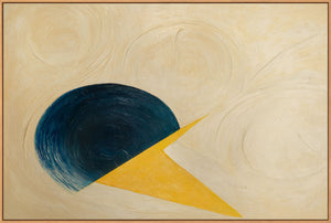 Zeitgenössische abstrakte Wandkunst mit Struktur, minimalistisches Design