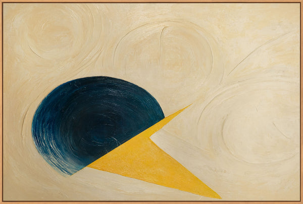 Zeitgenössische abstrakte Wandkunst mit Struktur, minimalistisches Design