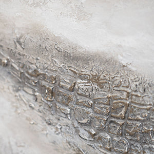 Feine Struktur und Materialität eines abstrakten Kunstwerks