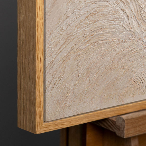 Rahmen aus natürlichem Holz – Detail