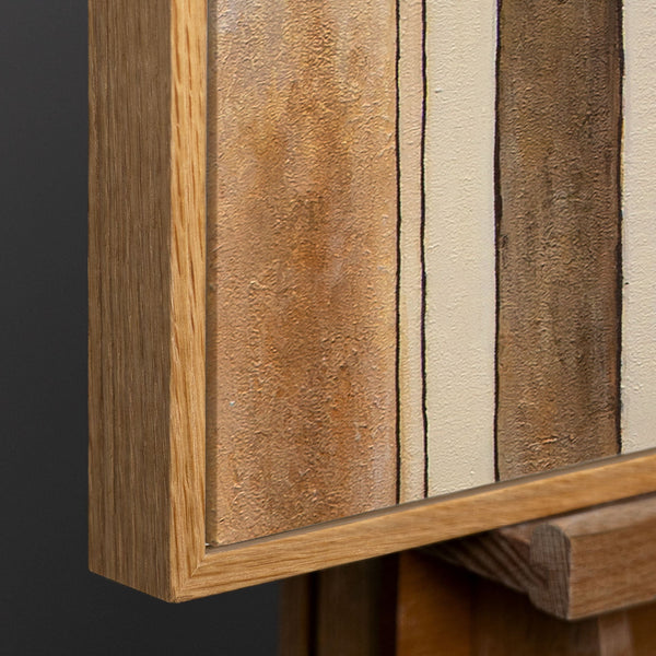 Rahmen aus natürlichem Holz – Detail