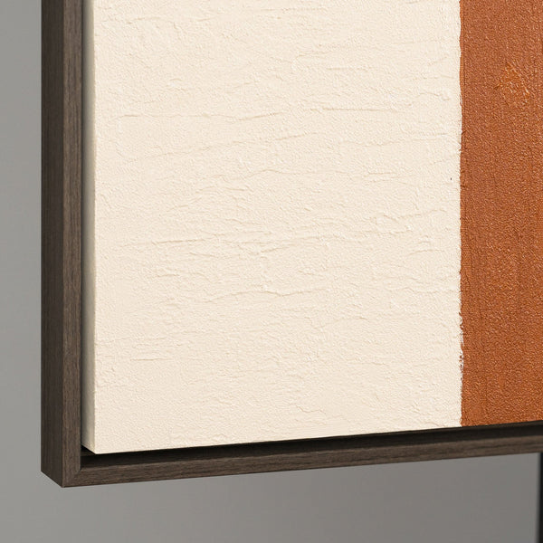 Abstraktes Wandbild in modernem Stil mit feiner Struktur und ruhiger Farbpalette