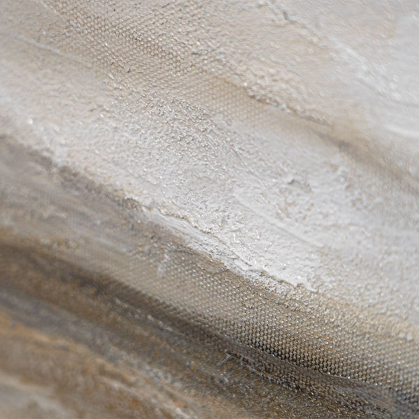 Abstraktes Wandbild mit harmonischen Formen und natürlicher Farbwirkung