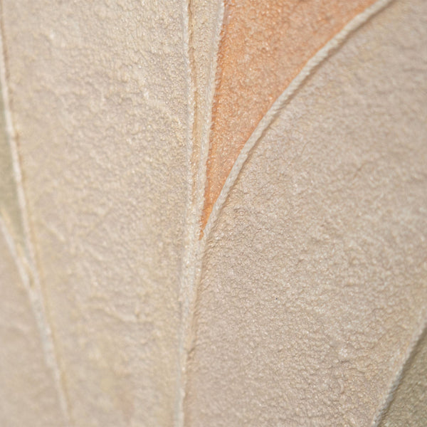 Handgemaltes modernes Wandbild mit Naturformen ohne Rahmen