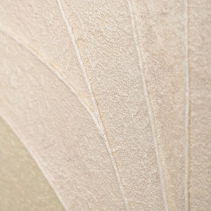 Detail der strukturierten Acrylmalerei auf runder Leinwand
