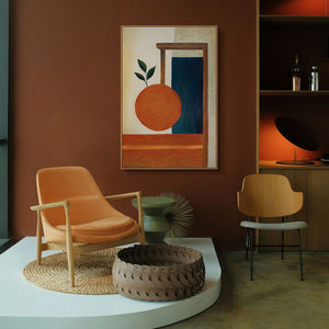 Handgemaltes Acrylbild „Fruchtbare Balance“ – Abstrakte Wandkunst mit Struktur