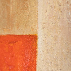 Abstrakte Geometrie Gemälde „Ordnung und Bewegung“ - Acrylmalerei mit Struktur