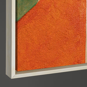 Abstrakte Geometrie Gemälde „Ordnung und Bewegung“ - Acrylmalerei mit Struktur