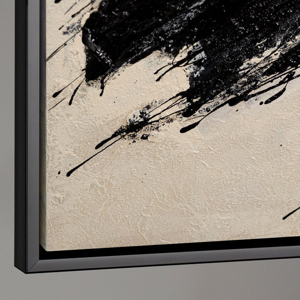 Abstract painting in a modern acrylic style, "Power of the Brushstroke"