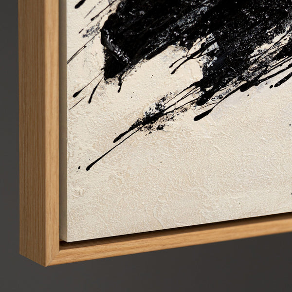 Abstract painting in a modern acrylic style, "Power of the Brushstroke"