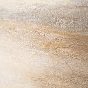 Moderne Gemälde mit Rahmen „Nebeliger Morgen“ – Struktur Acrylbild auf Leinwand