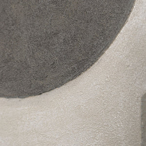 Modern acrylic painting in a frame, geometric canvas painting "Silence of Geometry"