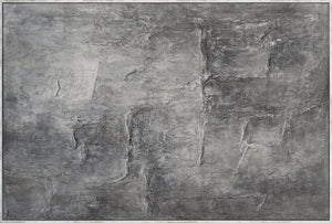 Zeitgenössische abstrakte Wandkunst mit Struktur, minimalistisches Design