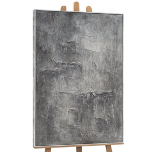 Abstraktes Wandbild als stilvoller Akzent in einem modernen Wohnraum