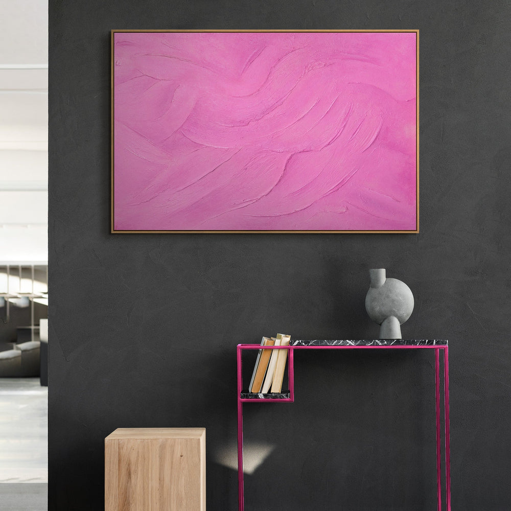 Abstraktes Gemälde im zeitgenössischen Interior Design