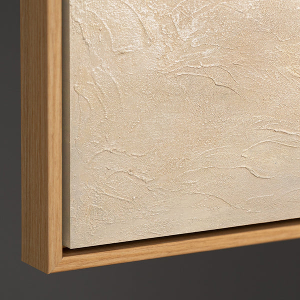 Detailaufnahme der Textur eines modernen abstrakten Wandbildes