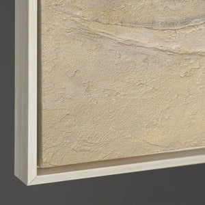 Abstract Wall Art with Texture in Beige, Green & Gold – Modern Acrylic Painting on Canvas