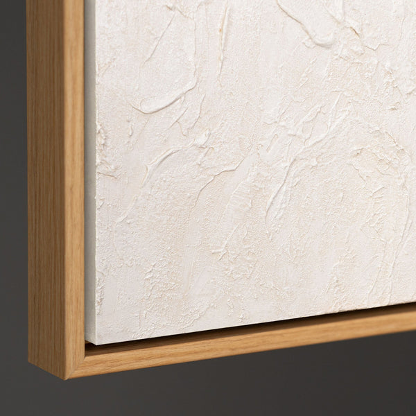 Modern Wall Decor Neutral – Abstract Painting Beige "The Whisper of Time"