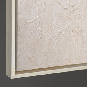 Modern Wall Decor Neutral – Abstract Painting Beige "The Whisper of Time"