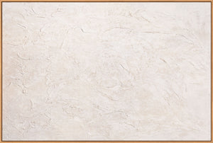 Hand-painted acrylic painting with frame "The Whisper of Time" – Abstract structural art