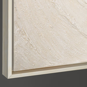 Abstract Wall Art Beige – Textured Painting Modern "Echoes of Time"