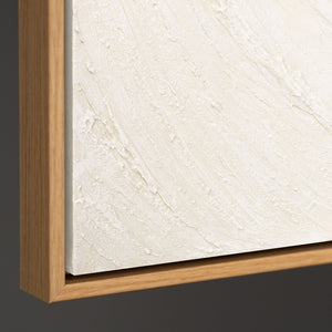 Abstract Wall Art Beige – Textured Painting Modern "Echoes of Time"