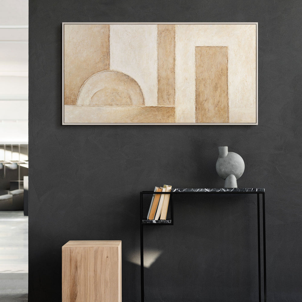 Hand-Painted Paintings on Canvas – Modern Wall Art for Living Room "Space of Forms"