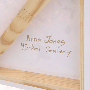 Produktübersicht eines abstrakten Leinwandbildes