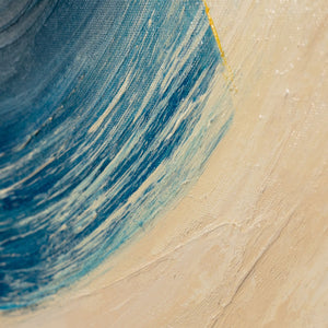 Abstrakte Texturmalerei mit sanften Übergängen und Tiefe