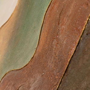 Abstraktes Acrylgemälde „Tanz der Hügel“ – Moderne Landschaft auf Leinwand