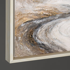 Hand-Painted Painting "Waterfall of Dreams" – Modern Wall Art with Texture