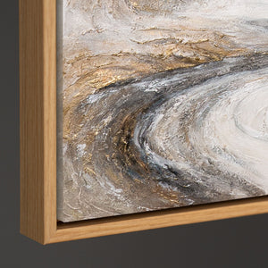 Hand-Painted Painting "Waterfall of Dreams" – Modern Wall Art with Texture