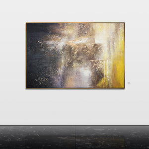 Handgemalte Abstract Gemälde "Weltall"
