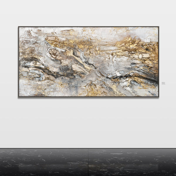 Framed wall art for living room "Glow"