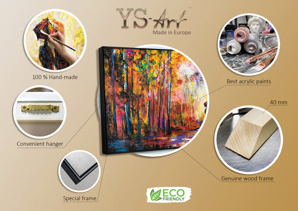 Modern romantic painting with frame "Romance"