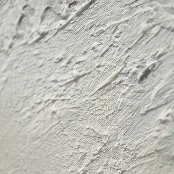 Handgemaltes Acrylbild „Moschee" – Nahaufnahme der Leinwandstruktur und Farbschichten 